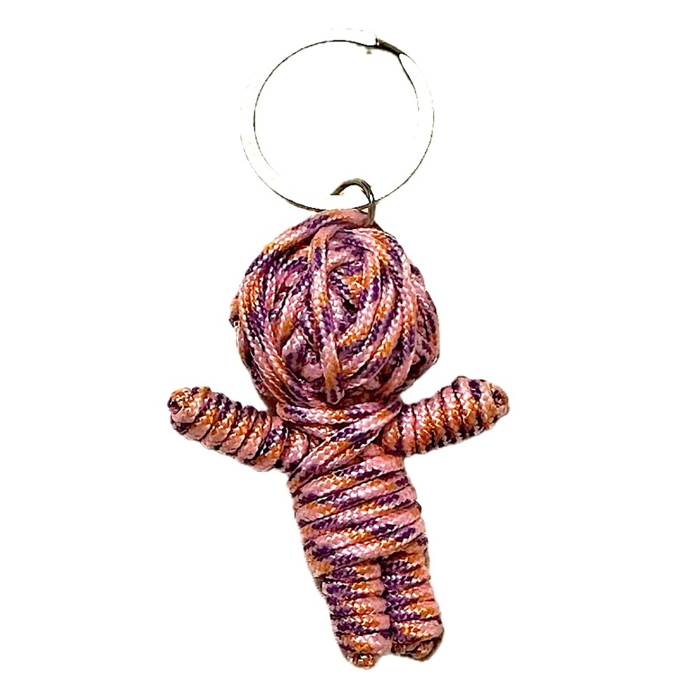 Y2K/90s Keychain String Voodoo Doll